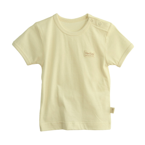 素棉寶貝本色有機(jī)棉yingye短袖T恤