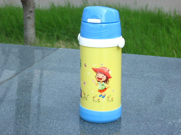 呵貝兒童水杯黃