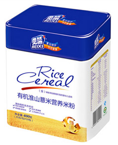 貝希有機(jī)淮山薏米營(yíng)養(yǎng)米粉聽(tīng)裝