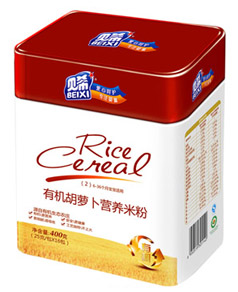 貝希有機(jī)胡蘿卜營(yíng)養(yǎng)米粉聽(tīng)裝