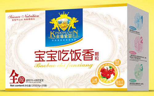 金盾愛嬰寶寶吃飯香顆粒