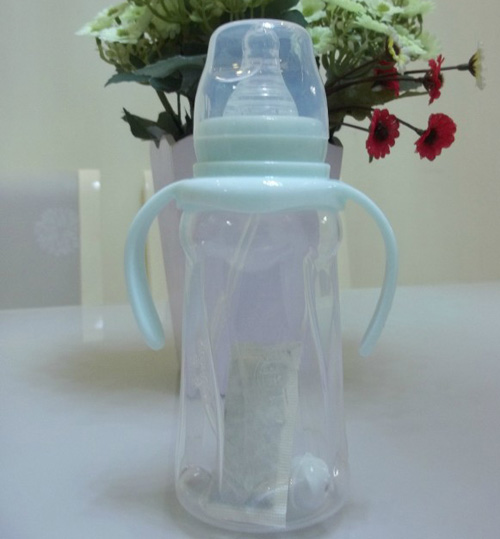 阿拉丁帶柄奶瓶藍色