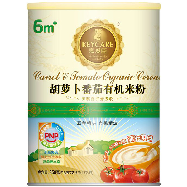 嘉愛(ài)臣胡蘿卜番茄有機(jī)米粉