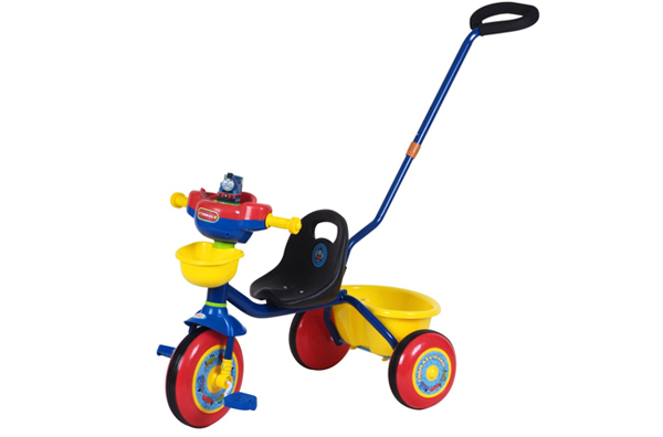 金六一長推柄時尚三輪童車