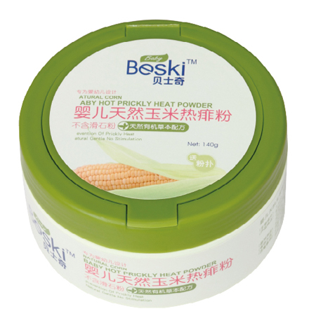 貝士奇yinge天然玉米熱痱粉
