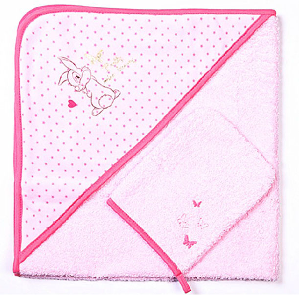 母之戀鹿Babyyinge頭包被+洗澡手套