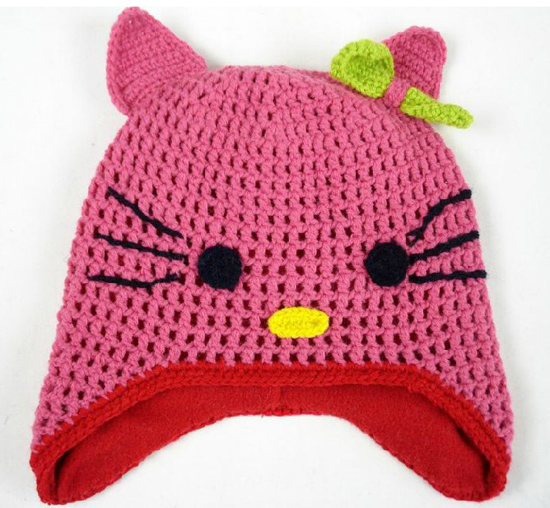 幼之戀youe喵星護耳帽粉色