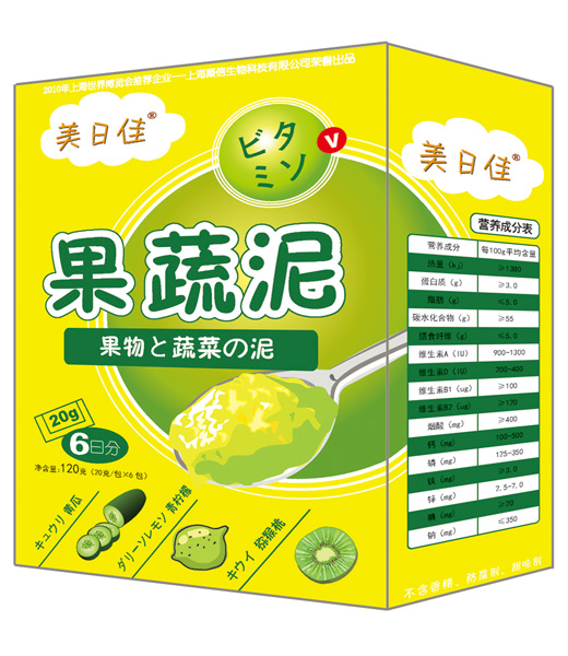 美日佳黃瓜青檸檬果蔬泥