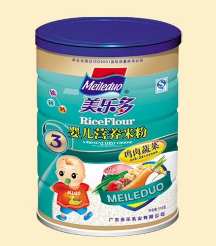 美多樂雞肉蔬菜yinge營養(yǎng)米粉3段