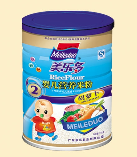 美多樂胡蘿卜yinge營養(yǎng)米粉2段