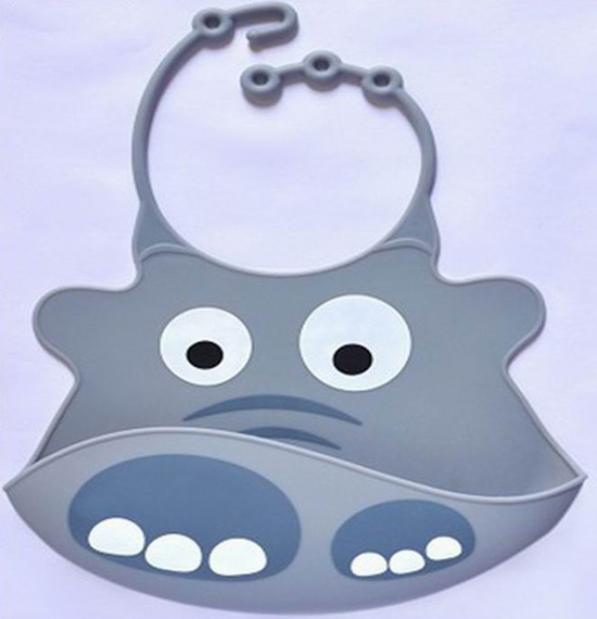 鑫恩成藍(lán)灰色口水兜