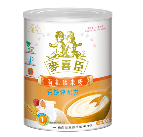 麥喜臣有機(jī)硒米粉鈣鐵鋅配方(聽裝)