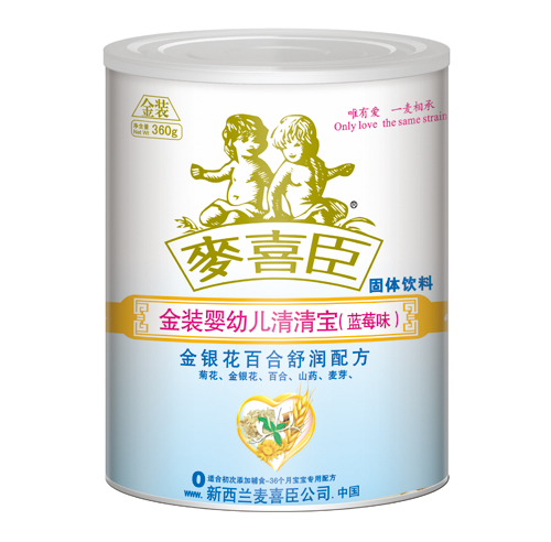 麥喜臣金裝yingye清清寶藍莓味(聽裝)