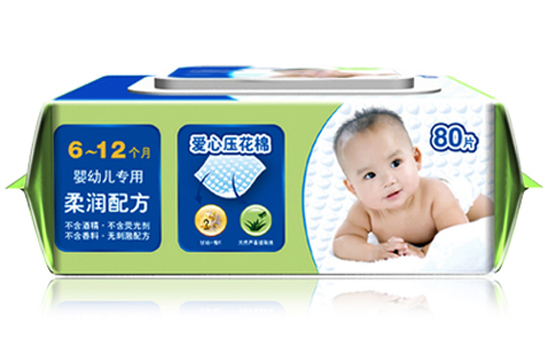 邦怡愛心壓花棉柔潤yinge濕巾