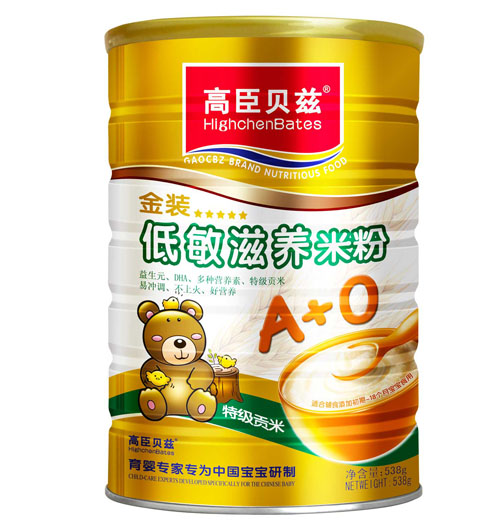 高臣貝茲金裝低敏滋養(yǎng)米粉538g