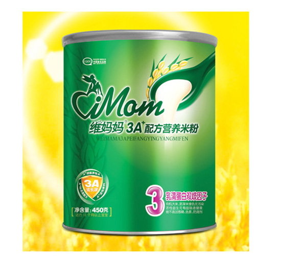 維媽媽聽(tīng)裝3段乳清蛋白雙歧因子營(yíng)養(yǎng)米粉