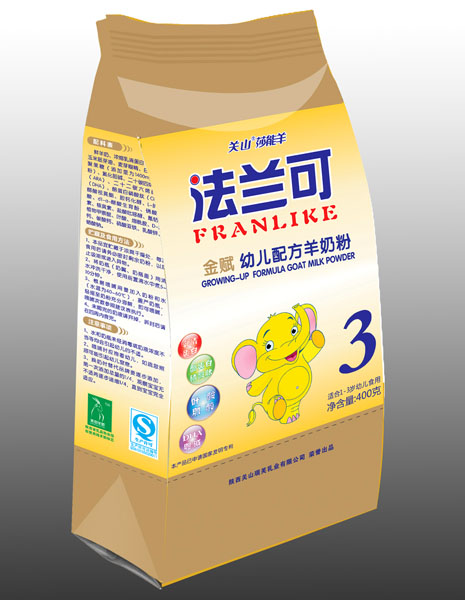 法蘭可金賦袋裝youe配方羊奶粉3段
