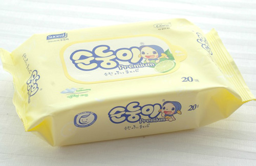 韓國進(jìn)口yinge濕巾超高級隨身便攜裝20片