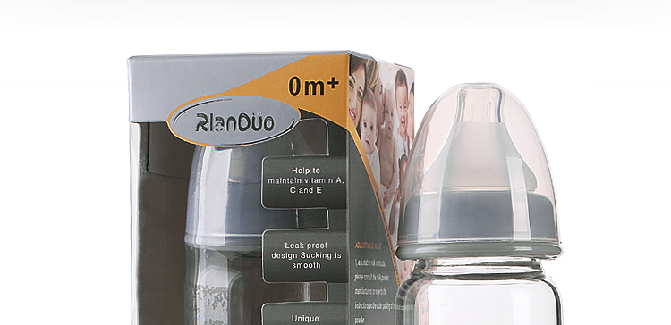 AD305標(biāo)準(zhǔn)口徑玻璃奶瓶