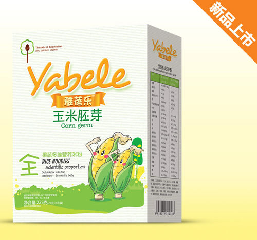 雅蓓樂玉米胚芽果蔬多維營(yíng)養(yǎng)米粉全段
