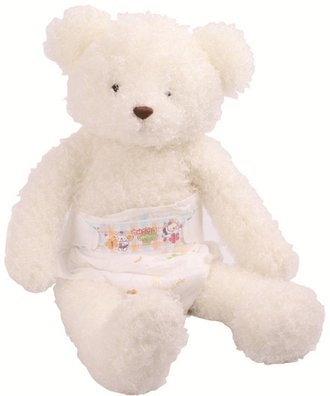 快樂日記紙尿褲模特小熊