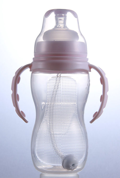 樂哈哈寬口弧形300毫升PP奶瓶