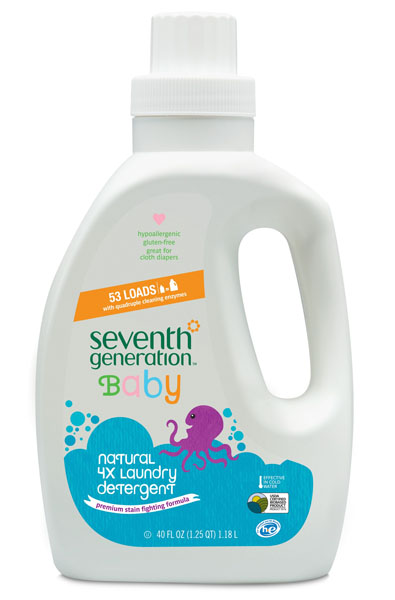 七世代yinge4倍塑料瓶裝洗衣液