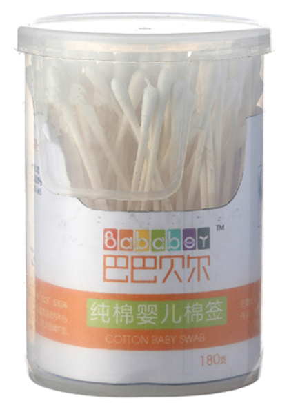 巴巴貝爾純棉yinge棉簽180支