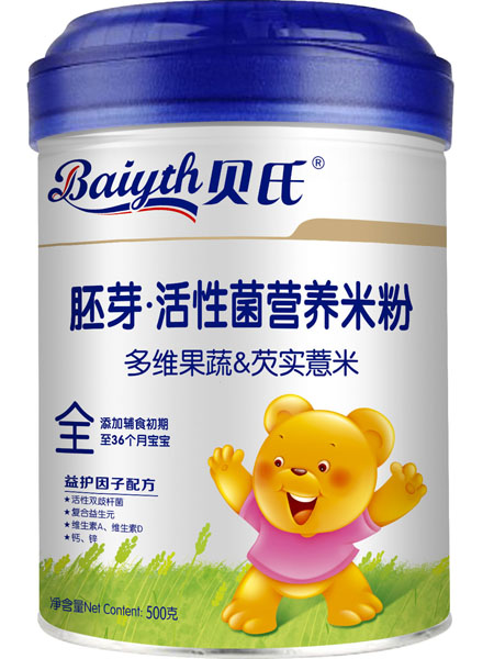 貝氏多維果蔬&芡實(shí)薏米胚芽活性菌米粉500克