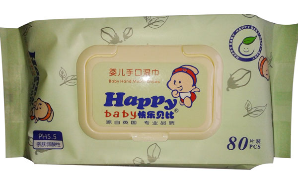 快樂貝比yinge手口濕巾80片裝