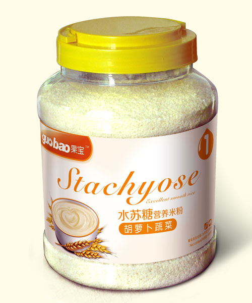 果寶胡蘿卜蔬菜水蘇糖營養(yǎng)米粉