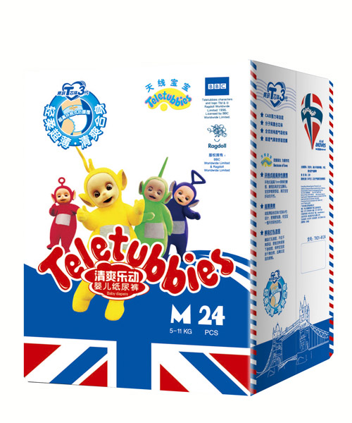 天線寶寶清爽樂動紙尿褲