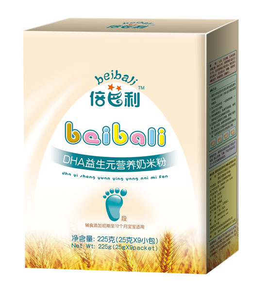 倍芭利DHA益生元營(yíng)養(yǎng)奶米粉盒裝