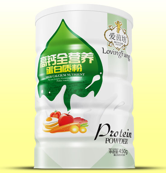 愛茵坊高鈣全營(yíng)養(yǎng)蛋白質(zhì)粉鐵聽450g