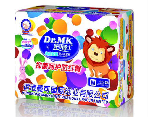 曼可博士親膚極薄yinge紙尿褲M(mǎn)碼