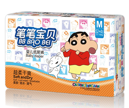筆筆寶貝超柔干爽yinge紙尿褲M碼