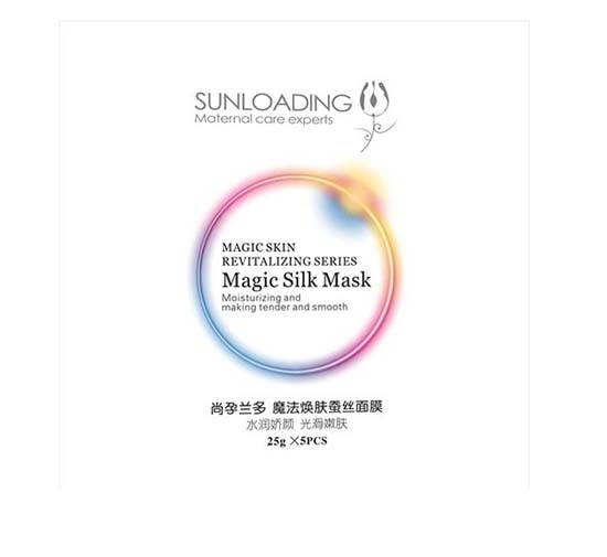 尚孕蘭多yunf光滑魔法煥膚蠶絲面膜
