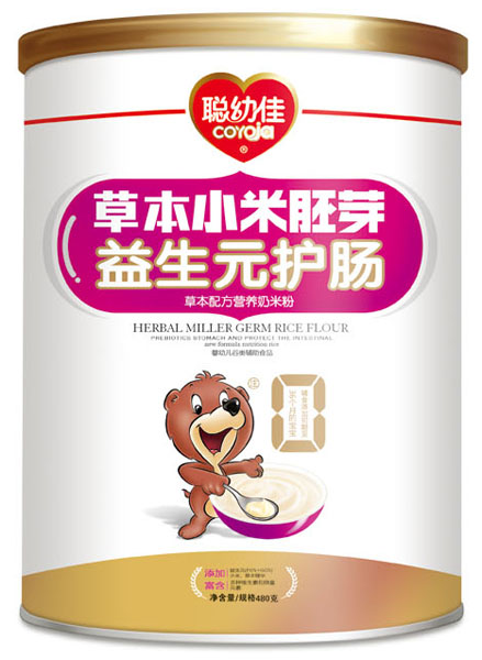 聰幼佳益生元護腸草本配方營養(yǎng)奶米粉