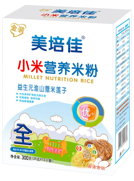 美培佳益生元淮山蓮子小米營養(yǎng)米粉