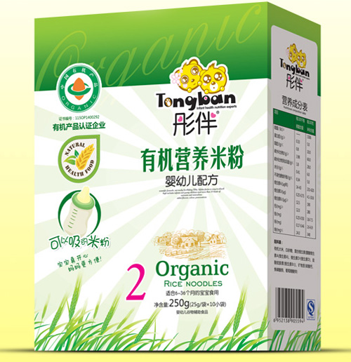 彤伴yingye有機米粉盒裝2段