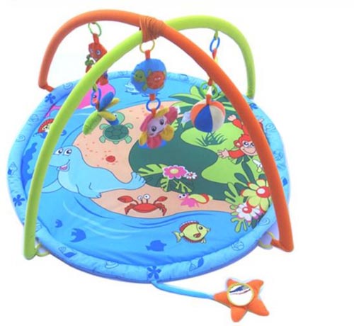 豐盛海洋寶寶爬行墊
