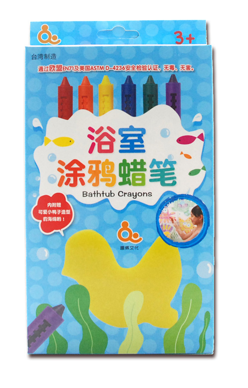 趣威浴室涂鴉蠟筆