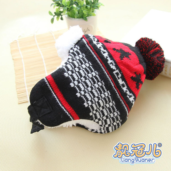 靚冠兒yingye加絨保暖護(hù)耳帽子側(cè)面