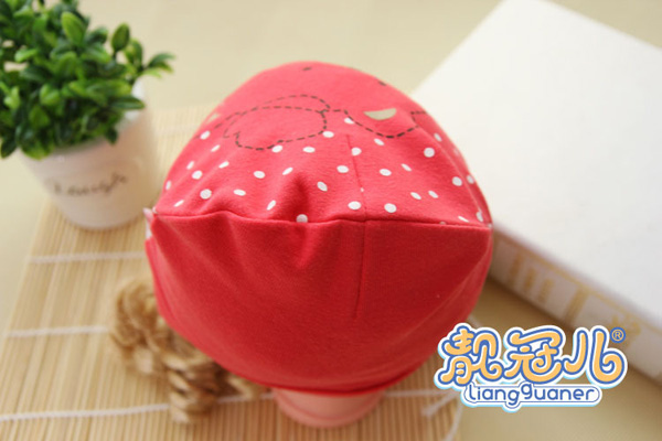 靚冠兒yingye單層小熊帽子頂部