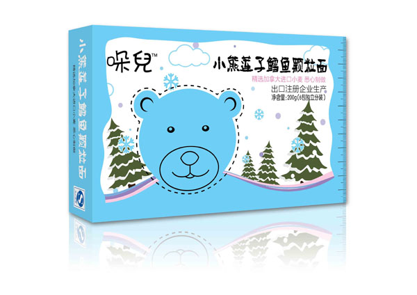 哚兒yingye小熊蓮子鱈魚顆粒面