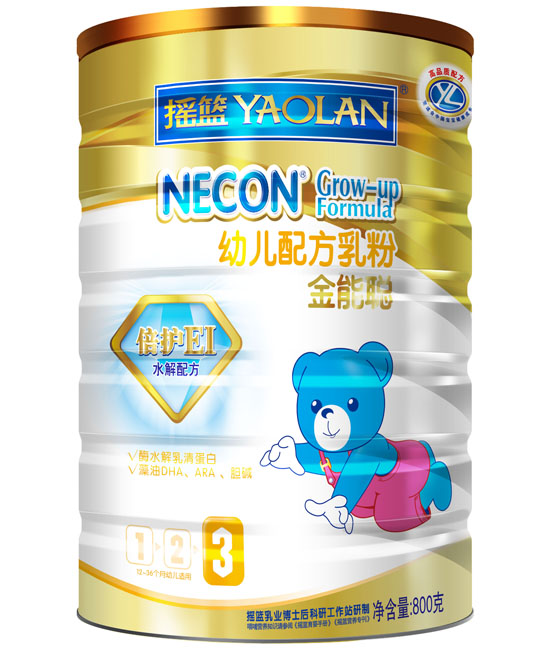 金能聰youe配方乳粉3段聽裝