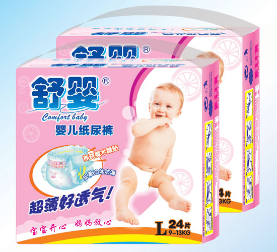 舒嬰立體防漏yinge紙尿褲L碼24片