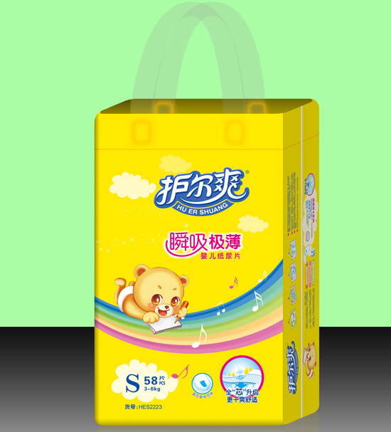 護爾爽瞬吸極薄yinge紙尿片S碼58片