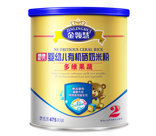 金領(lǐng)慧多維果蔬yingye有機硒米粉2段