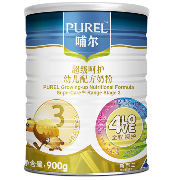 哺爾超級(jí)呵護(hù)youe配方奶粉3段